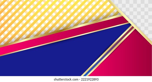 Abstract background blue, red, yellow and golden