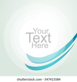 abstract background with Blue ribbon
