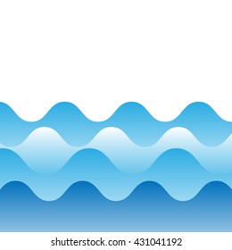 abstract background blue sea wave, with copy space 