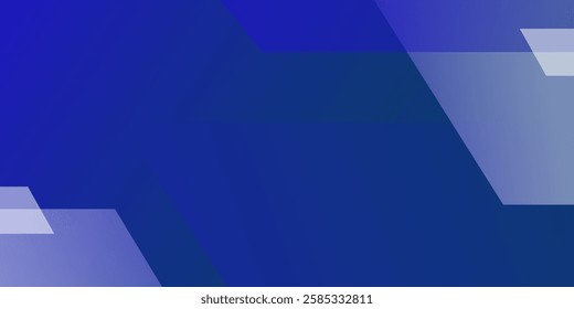 Abstract background Blue shape with technology concept for template, poster, wallpaper, flyer design. Vector illustration	