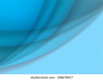 Abstract Background. Blue Abstract Shapes and Place for Your Text