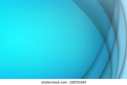 Abstract Background. Blue Abstract Shapes and Place for Your Text