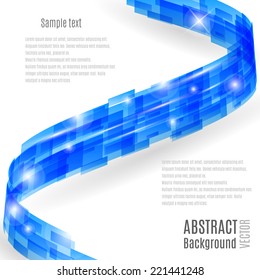 Abstract background with blue shapes for your business cards or covers