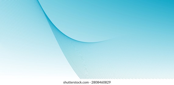 Abstract background Blue sky gradient with line wave, tecture white pattren. vector illustration