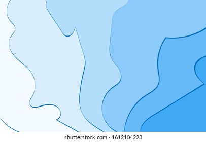 Abstract background Blue Smoke vector illustration
