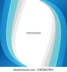 abstract background with blue smooth color wave