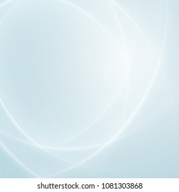 Abstract background blue smooth twist light lines vector. Eps 10. Concept for mobile wallpaper, web banner backdrop or typography design.