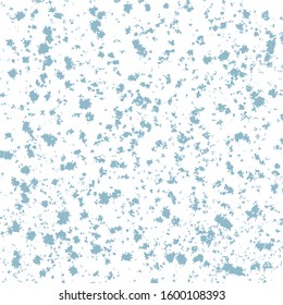 Abstract background with blue snowflakes on a white background for wallpaper.