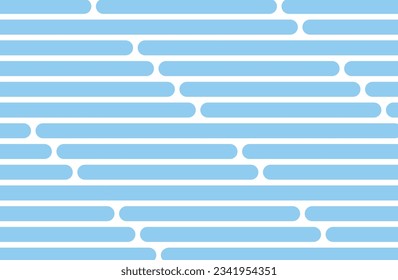 Abstract background of blue soft rectangles without corners