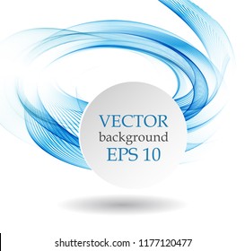 Abstract background with blue spiral