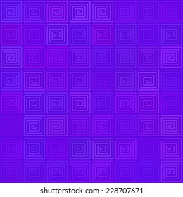 Abstract background Blue spiral tile Seamless pattern