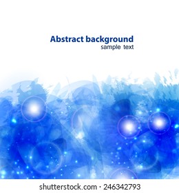 Abstract background with blue spots