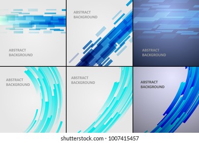Abstract background blue square