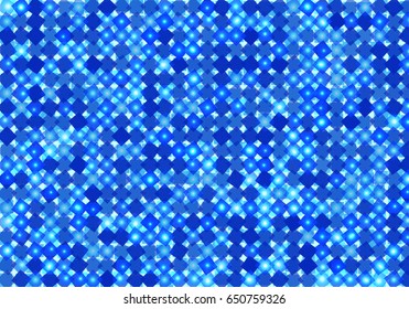 Abstract background with blue squares