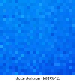 Abstrakter Hintergrund blauer Quadrate. Geometrisches Mosaik.