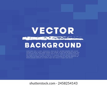 Abstract background with blue squres