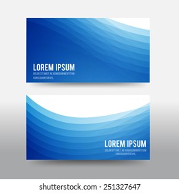 Abstract background blue stack pattern modern style vector illustration