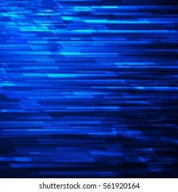 Abstract background with blue stripes. Vector illustration