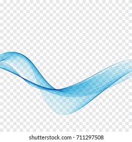 Abstract Background, Blue Transparent Waves