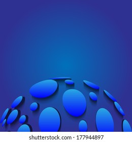 abstract background blue vector