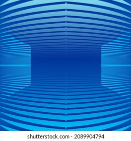 Abstract Background Blue Water Tube Round Wave Tight