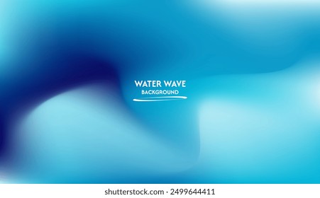 Abstract background of blue water waves, a combination of white and dark, minimalist pastel colors