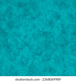 Abstract background with blue watercolor texture. Seamless pattern with turquoise grunge wall, old wallpaper or vintage backdrop. Watercolour print of water or sky, vector illustration