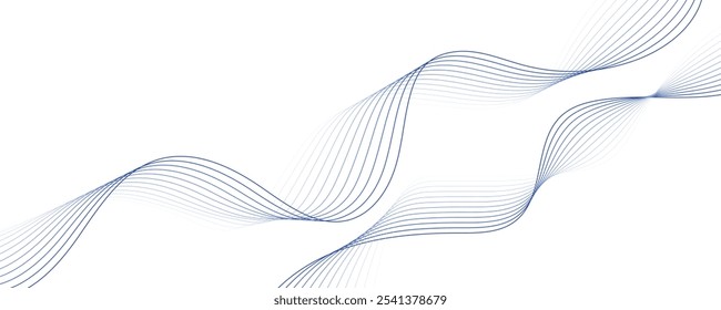 Fondo abstracto con la onda azul