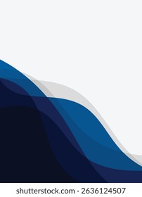 abstract background with blue wave