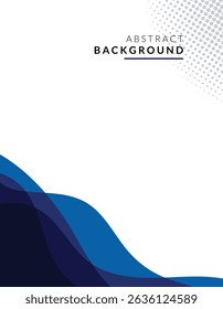 abstract background with blue wave