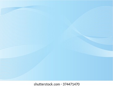 Abstract background with blue wave
