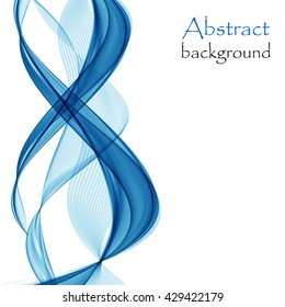 Abstract background with blue wave