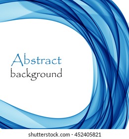 Abstract background with blue wave