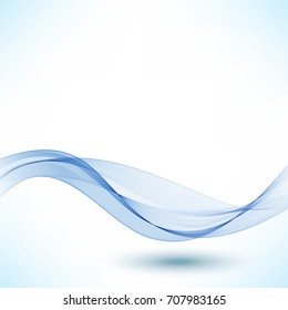 Abstract background blue wave