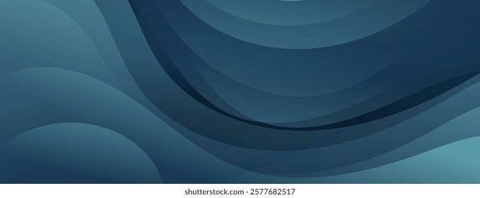 Abstract background with a blue wave pattern