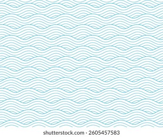 Abstract background with blue wave pattern