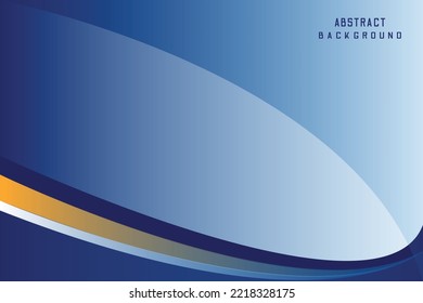 Abstract background blue wave style design banner template