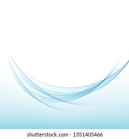 
Abstract background. Blue wave. Vector blue wave flow design.