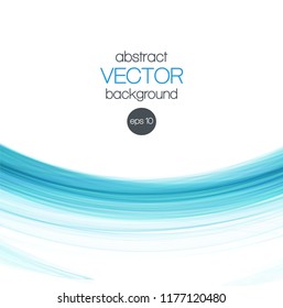 Abstract background with blue waves