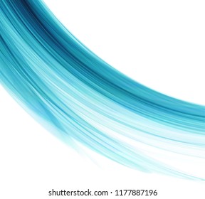 Abstract background with blue waves