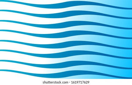 abstract background blue waves vector illustration