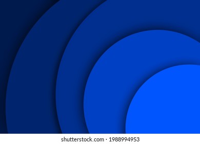 Abstract Background blue wavy circle
