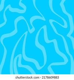 Fondo abstracto con patrón de línea ondulada azul