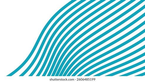 Abstract background of blue wavy lines. Vector illustration for book cover 