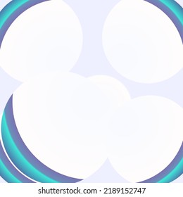 Abstract background blue White circle 