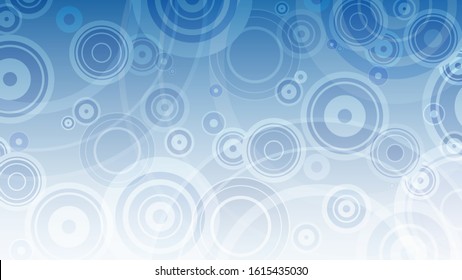 Abstract background with blue and white circles