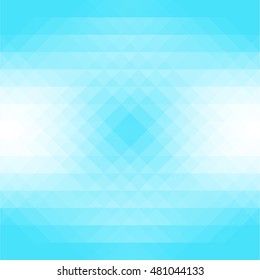 Abstract background.  Background blue and white colors of triangles and polygons. Vector image