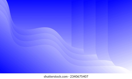 Abstrakter Hintergrund mit Blau-Weiß-Noten