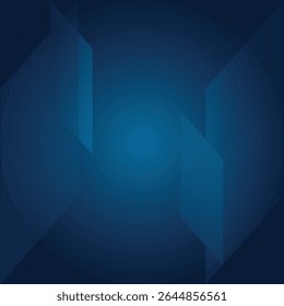 Fondo Abstractas efecto degradado azul y blanco, forma de líneas geométricas