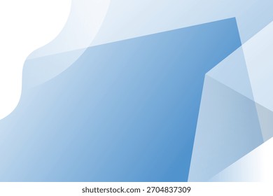 Fundo abstrato Forma azul e branca com quadro conceito minimalista para modelo, cartaz, papel de parede, design de panfleto. Ilustração vetorial